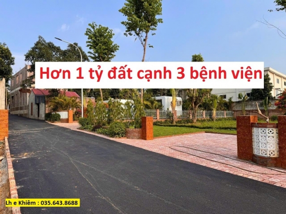  1 tỷ đất nền Hòa Lạc, Thạch Thất, gần khu Đại Học Quốc Gia, FPT,CNC